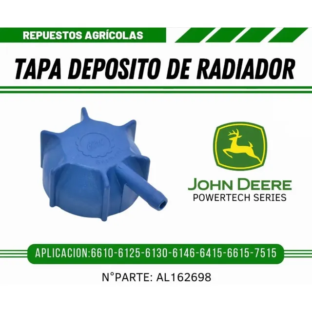 Tapa De Reservorio De Radiador John Deere Powertech Al162698