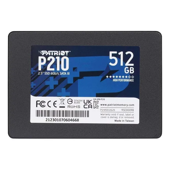 Ssd 512gb 2,5  Sata 3 Patriot