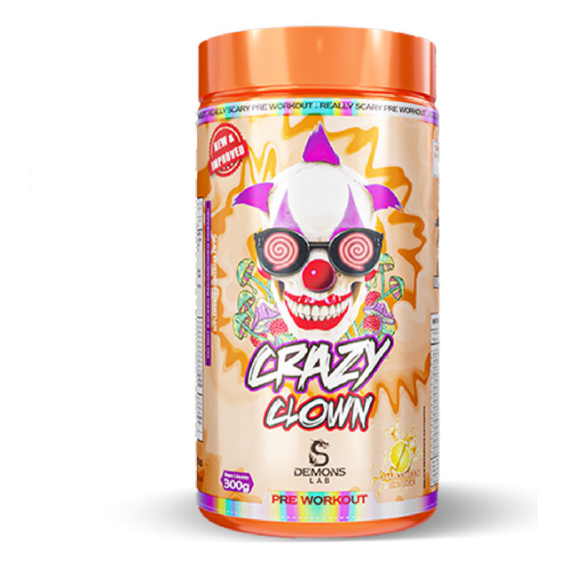 Suplemento Em Pó Crazy Clown 300g Demons Lab Sabor Orange Suplemento Em Pó Crazy Clown 300g Demons Lab Sabor Orange