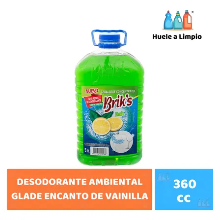 Lavalozas Briks Verde Bidon 5 Litros