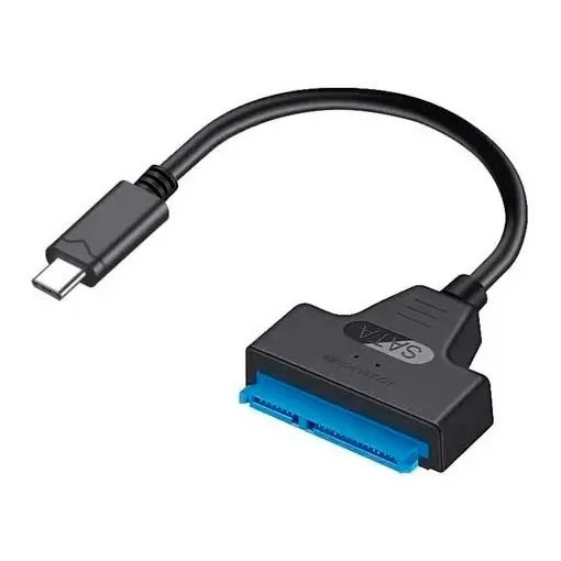 Adaptador Cable Sata 3 A Usb Tipo C 3,1 Disco Duro Ssd