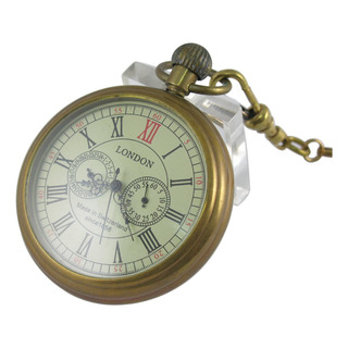 Reloj De Bolsillo Mecánico Vintage De Cobre Completo Reloj De Bolsillo Mecánico Vintage De Cobre Completo