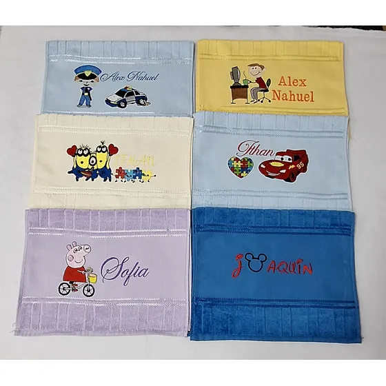 Toallitas Bordadas Personalizadas Ideales Para La Vuelta Al
