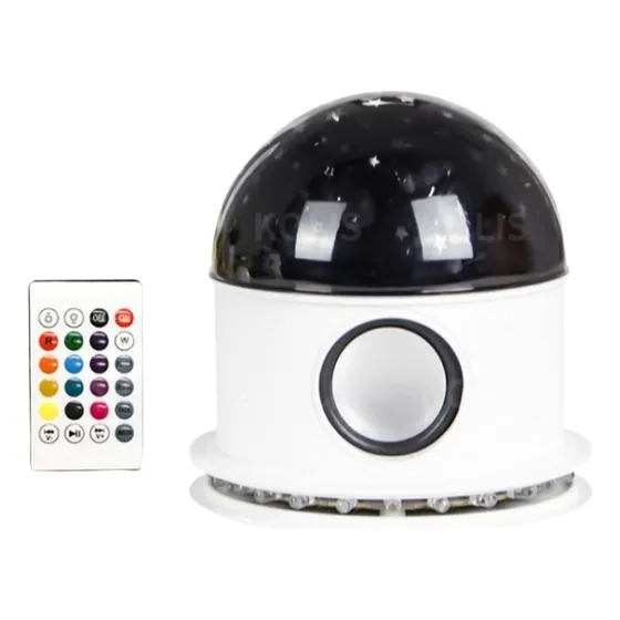 Luminária Caixa Acústica Led Cristal Magic Balllight Balada