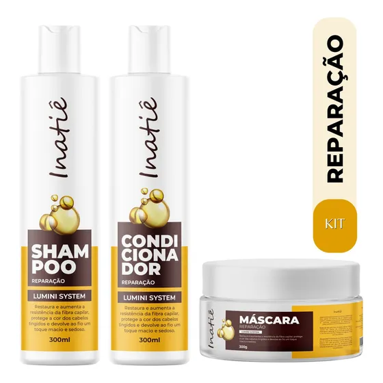 Kit Cronograma Reparação Capilar Creatina Inatiê