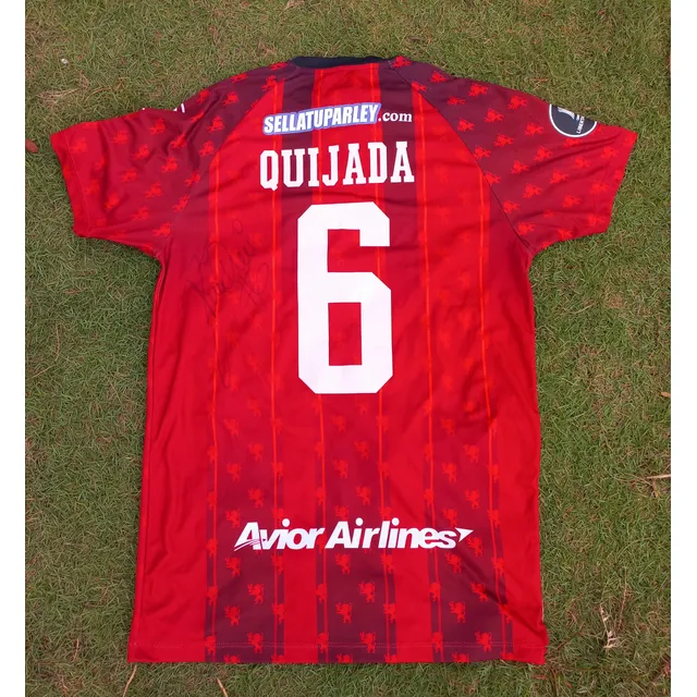 Caracas Fc Dorsal #6 Quijada Firmada Utileria