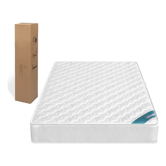 Colchon Individual Memory Foam Con Resorte Ortopedic Bazaru