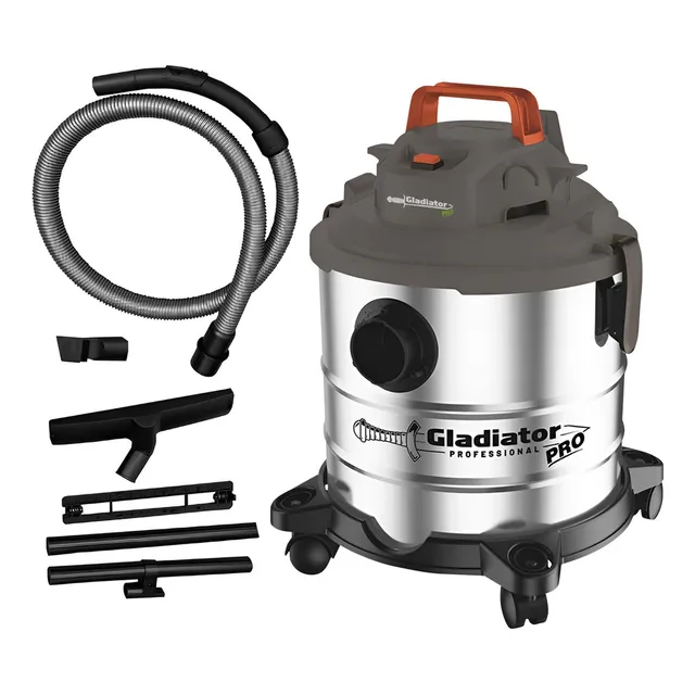 Aspiradora Tipo Industrial Gladiator Pro 3 En 1 Tanque 20l