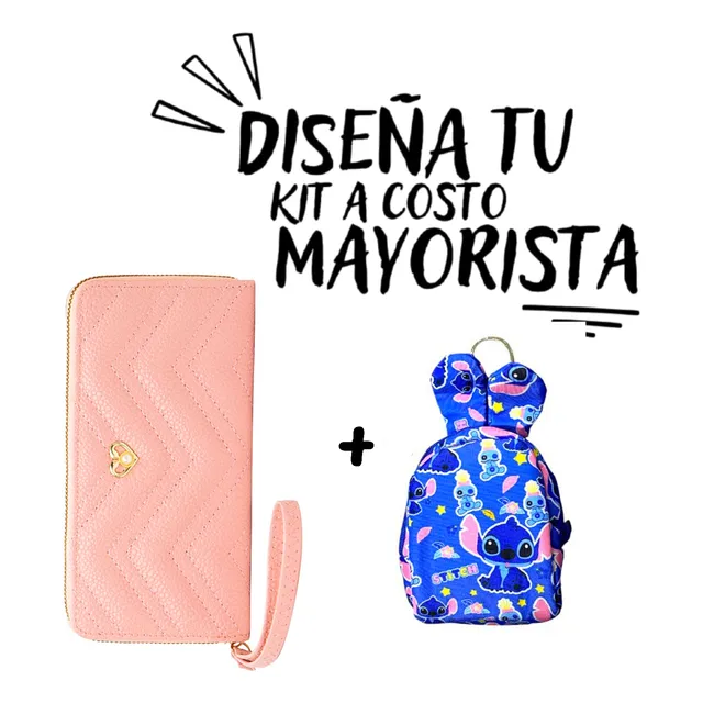 Monedero Billetera Dama Textura Elegante