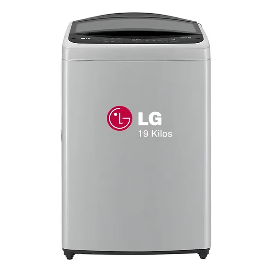 Lavadora LG De 19 Kg Carga Superior Con Ai Dd Wt19dv6t Gris | Cuotas sin interés