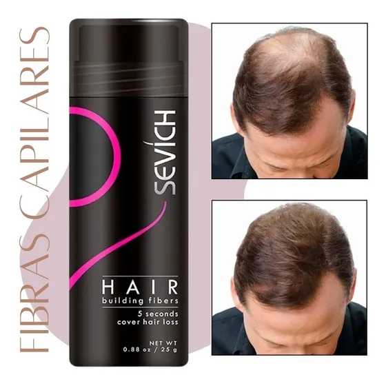 Sevich  25gr. Bote Fibras Capilares Calvicie Cabello Barba F