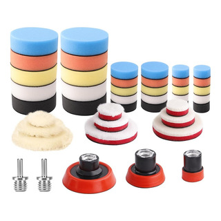 Almohadillas Pulidora Esponja Pulir Encerar Borla 44 Pcs Almohadillas Pulidora Esponja Pulir Encerar Borla 44 Pcs