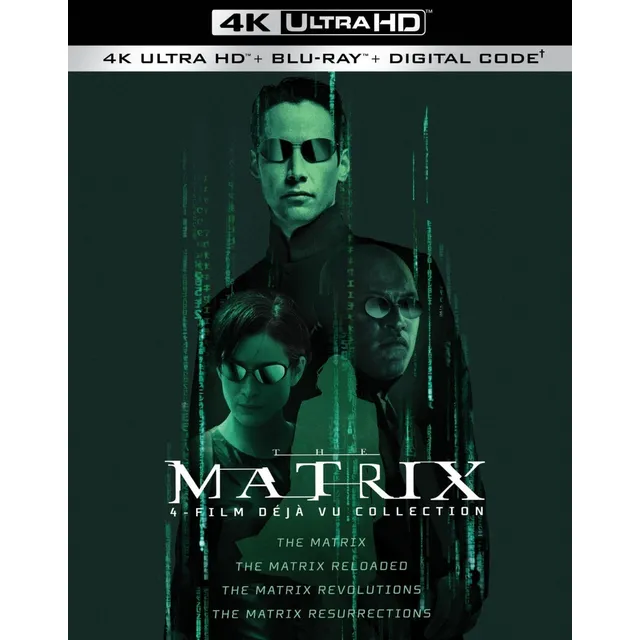 Blu Ray 4k Ultra Hd Matrix Deja Vu 4 Films Original
