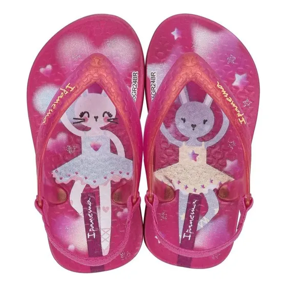 Chinelo Bebe Ipanema Baby Meninas Elastico 25431