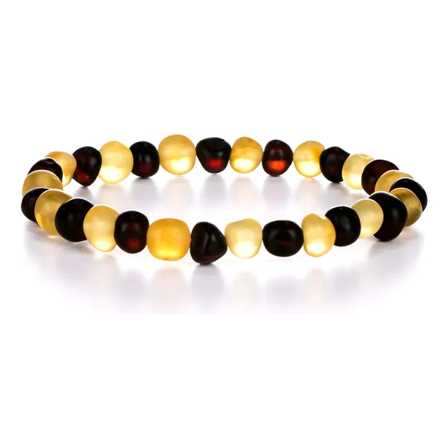 Amberage Pulsera De Ámbar Báltico Natural Para Adultos - Hec
