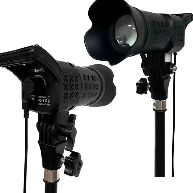 Foco Spotlight Color Luces Rgb Fotos Videos Control Remoto