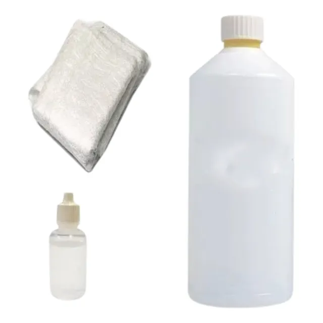 1lt Resina Poliester + Catalizador + 1 Paquete De Fibra