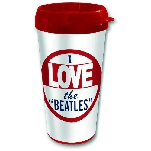 Beatles I Love The Beatles - Taza De Viaje Plastico