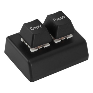 Mini Teclado Programable De 2 Teclas Para Copiar Y Pegar, Ro Mini Teclado Programable De 2 Teclas Para Copiar Y Pegar, Ro