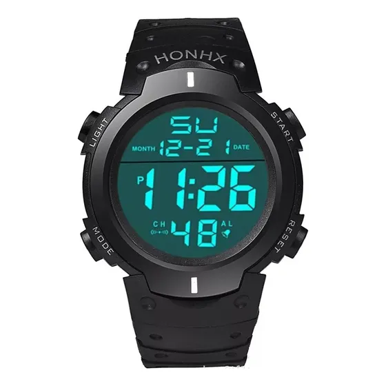 Reloj Digital Deportivo Led Watch Impermeable Alarma Cronom
