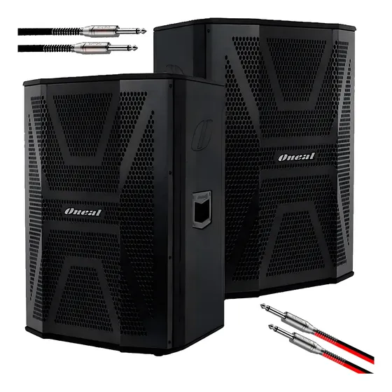 Caixa Ativa + Passiva Oneal 12'' Opb-1312r Ob-1312r 127/220V Cor Preto 127/220V