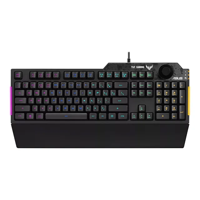 Teclado Gaming Asus Tuf K1 Usb 1000hz 5 Zonas Rgb Tranza