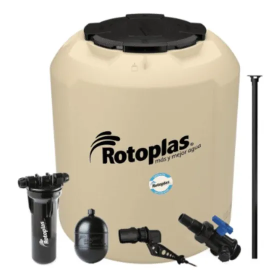 Tinaco Plus Rotoplas 800lt Con Filtro Y Accesorios 500471