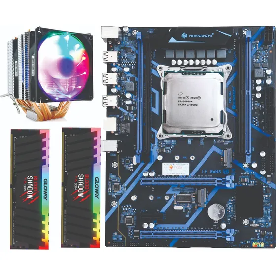 Kit Xeon 2680 V4 + Placa X99 Turbo Pd4 + 32gb Rgb + Cooler
