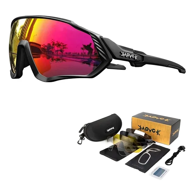 Lentes Deportivos 5 Multicristal Ciiclismo Motorizado Kapvoe