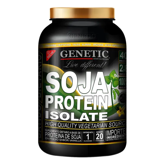 9 Aminoácidos Esenciales Batido Vegano Soja Protein Genetic