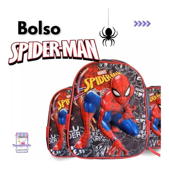 Bolso Escolar Morral Unicornio Spiderman Niña Niño Morral