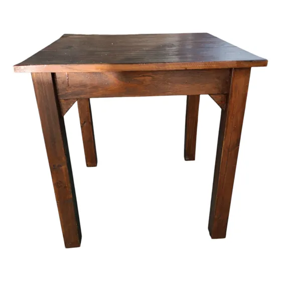 Mesa De Madera Estilo Bar