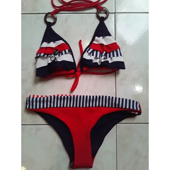 Trajes De Baños Dama Talla S Reversible 