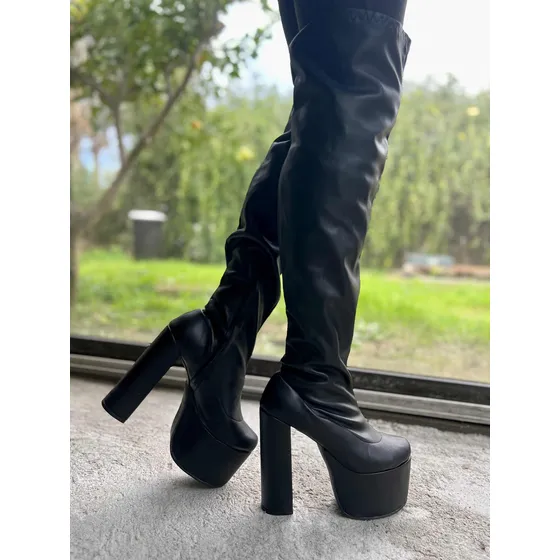 Bucaneras Botas De Caña Alta
