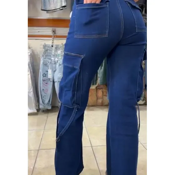 Pantalones Jeans Cargo
