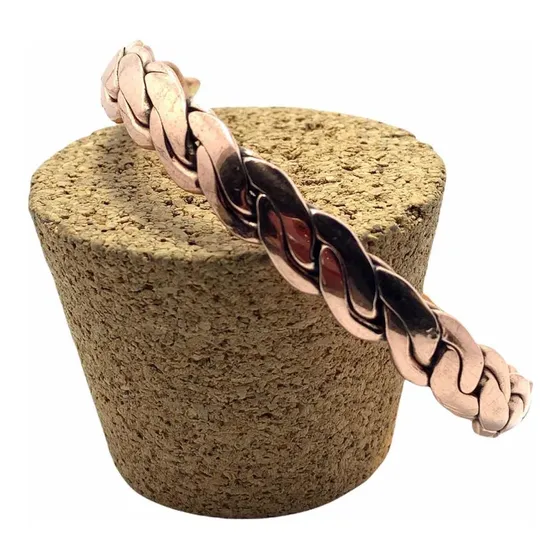 Brazalete 100% Cobre Curativo Artritis, Ácido Urico. ..