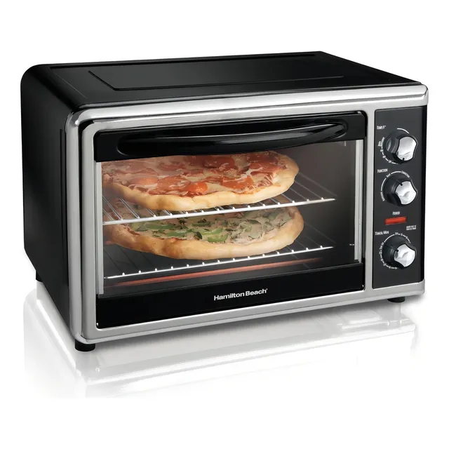 Horno de mesa eléctrico Hamilton Beach 31100 black 127V