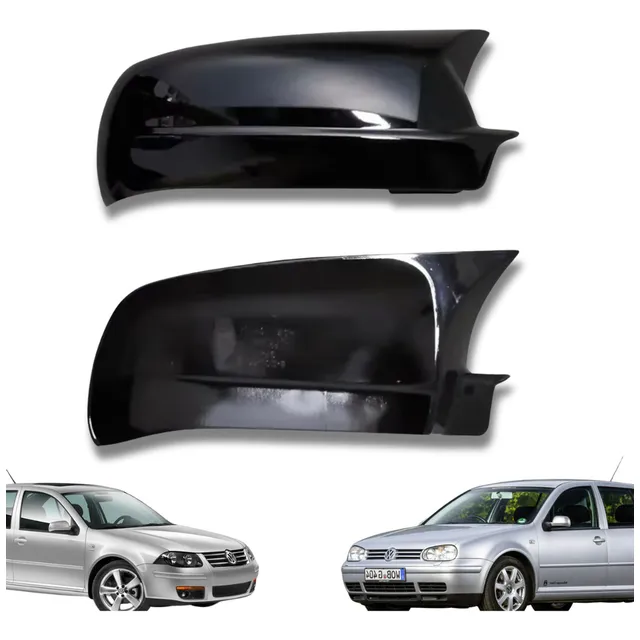 Yuyuya Carcasas Espejo Jetta A4 Golf Mk4 Negro Gloss