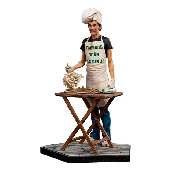 Estátua Seu Madruga Churros Chaves 1/10 Iron Studios