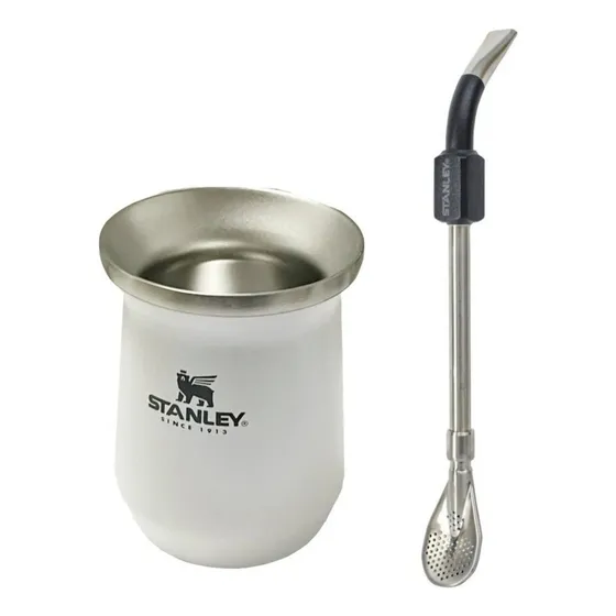 Combo Mate Termico Stanley Original 236ml + Bombilla Spoon