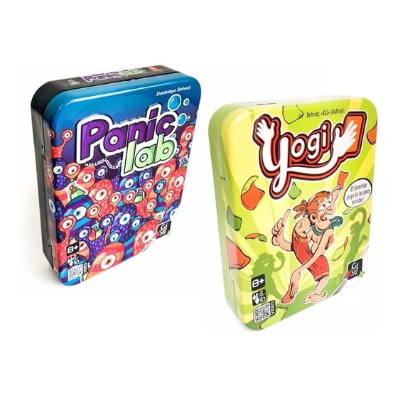 Panic Lab + Yogi Juegos Mesa Combo Gigamic Maldón Familiares
