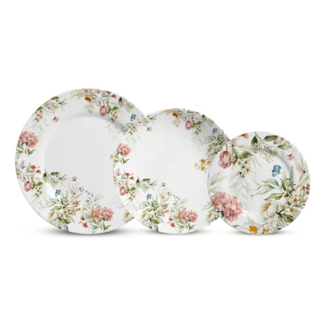 Aparelho De Jantar 12 Pçs Flowers - Alleanza Aparelho De Jantar 12 Pçs Flowers - Alleanza
