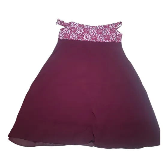 Vestido Vinotinto De Fiesta Para Mujer / Elegante - Coctel
