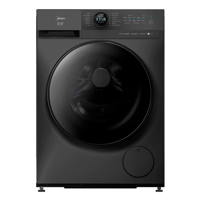 Lava E Seca 11kg Titanium Slim Conectada Midea 127v Cinza-escuro Lava E Seca 11kg Titanium Slim Conectada Midea 127v Cinza-escuro