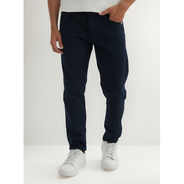 Calça Sarja Masculina Básica Polo Wear Azul Escuro Calça Sarja Masculina Básica Polo Wear Azul Escuro