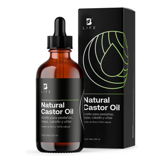 Aceite De Ricino Para Pestañas, Cejas, Cabello 120ml B Life Aceite De Ricino Para Pestañas, Cejas, Cabello 120ml B Life