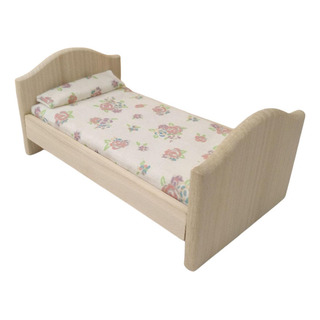 Mini Cama Individual Retro 1:12 Con Sábana, Suministros De Mini Cama Individual Retro 1:12 Con Sábana, Suministros De