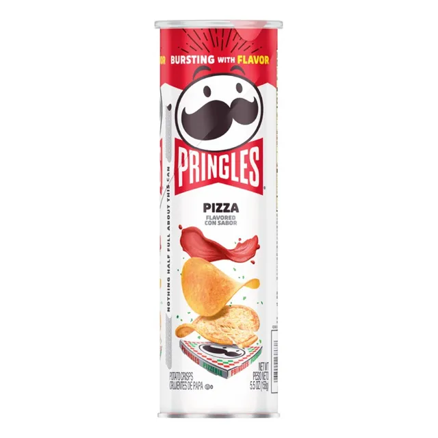 Pringles - Papas Fritas Sabor A Pizza (envase De 158gr)