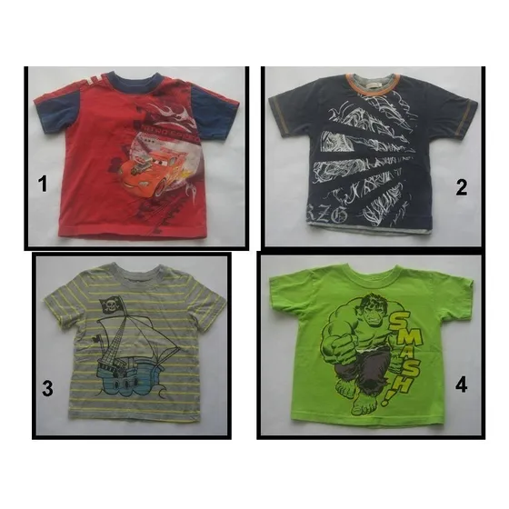 Franelas Niño Talla 4 Años