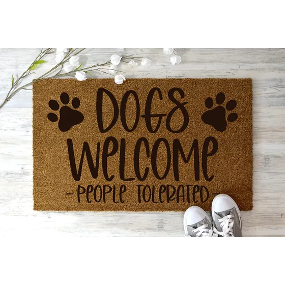 Aperiy Tapete Bienvenida Para Perro Puerta Dueño Regalo Casa
